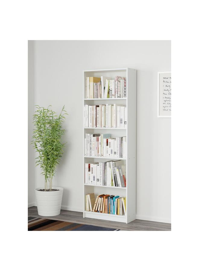 Zaboon Bookcase, White, 60X180 Cm - Image 2