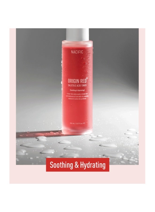 NACIFIC Origin Red Salicylic Acid Toner for Pore Care & Skin Balance - 150ml - Image 2