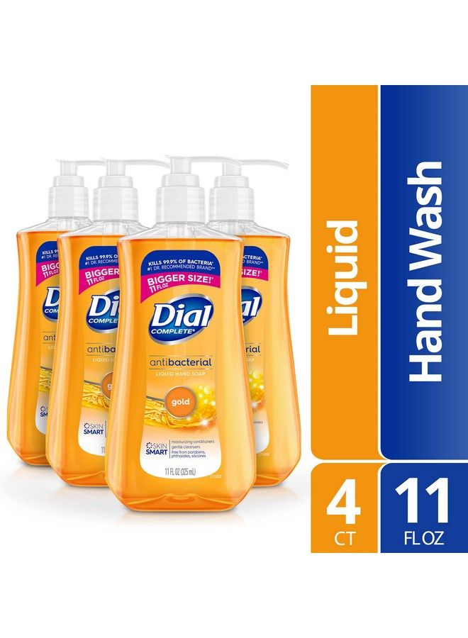 Dial Complete Antibacterial Liquid Hand Soap Gold 11 Fl Oz (Pack Of 4) - Image 4