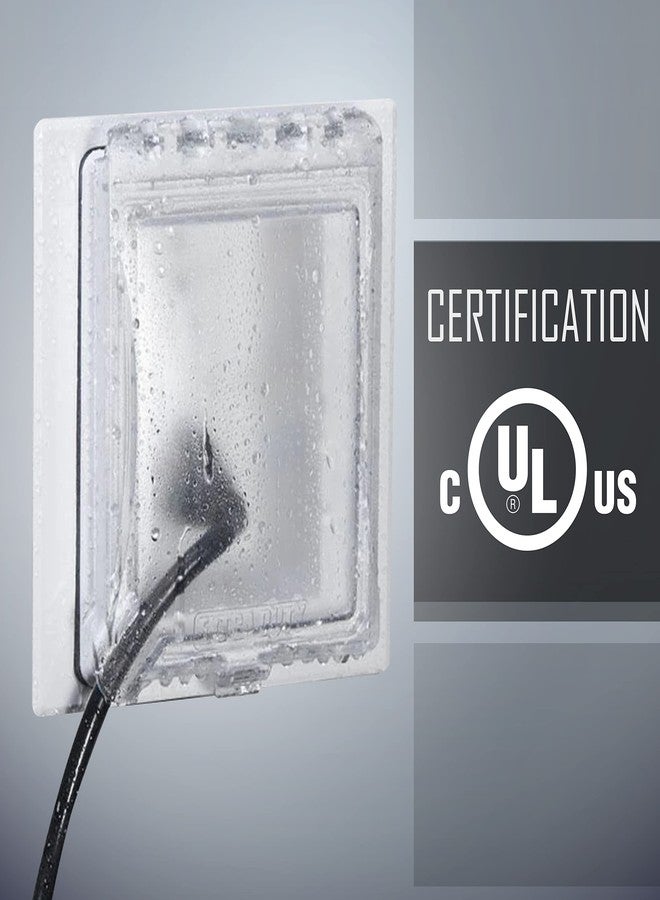 TayMac HUBBELL MR420CW 1G WP NM IN-USE COVER, White - Image 5