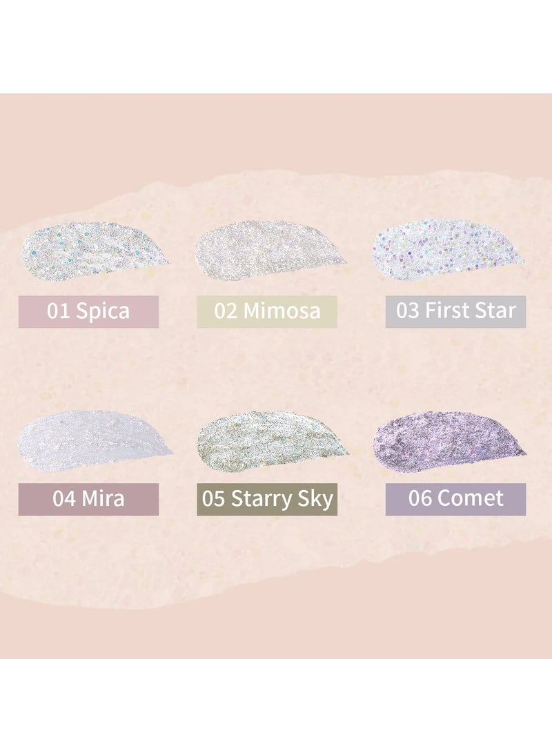 MilleFee MilleFée Stellar Glitter Liner Glitter Moisturizing Eyeliner Teardrop Bag 1.5g- 06 Comet - Image 5