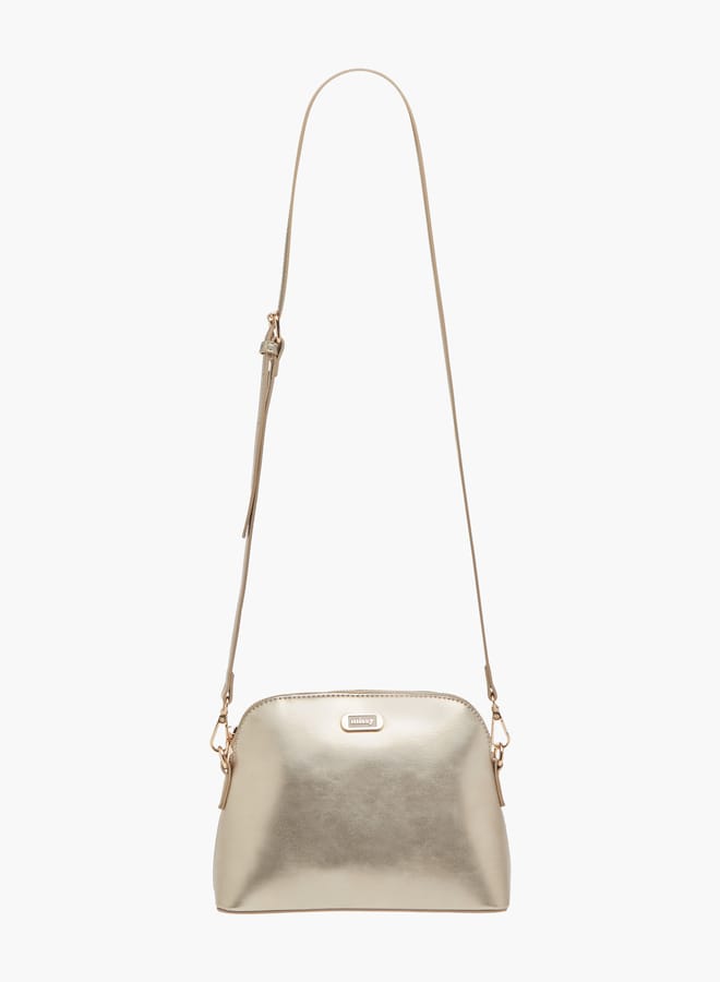 MISSY Womens Missy Monogram Print Crossbody Bag With Adjustable Strap And Zip Closure  - Image 2