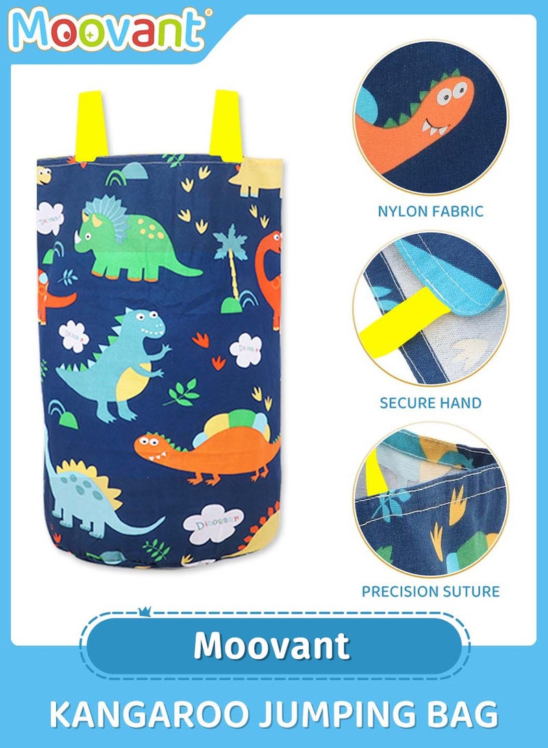 Outdoor Games Potato Sack Race Bag for Kids, Outing Racing Jumping Bags, Sturdy Multi-Colored Bean Bag, 3 Legged Race Bands, for Birthday Party, Carnival, Outside Yard Lawn Games, for Kid Adults