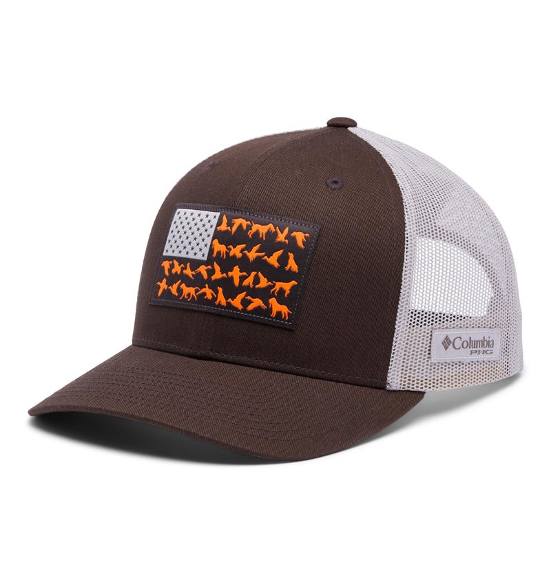 Columbia Unisex PHG Game Flag Mesh Snap Back Cordovan One Size - Image 2