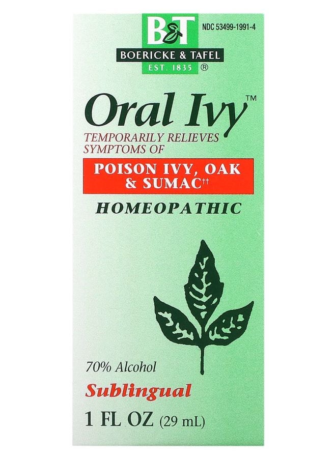 Boericke & Tafel - Oral Ivy 1 fl oz (29 ml) - Image 1