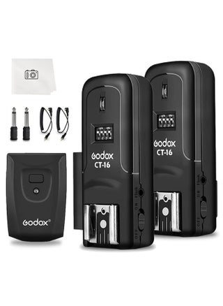 Godox CT-16 Wireless Radio Flash Trigger Receiver Kit,Fit Compatible for Canon Nikon Pentax DSLR Camera Studio 3-in-1 Flash Transmitter and Receiver - pzsku/Z2644605A69AB6AB4E750Z/45/_/1687462304/e4eab27a-a860-4edd-a26d-552353db7d07