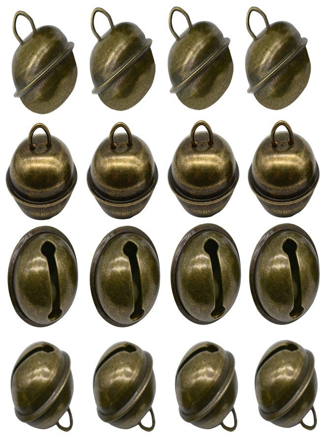 Maydahui 100 PCS Bronze Jingle Bell 1 Inches Vintage Copper Bell Antique Decorative Tone for Christmas Tree Crafts Decoration DIY Bells Pet Dog Cat - Image 1