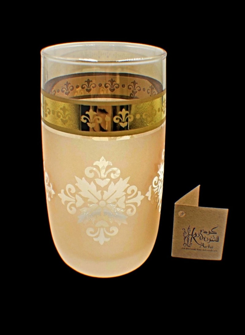 KuduArts Tumblers glass cups for water juice 6 Pieces - Image 2