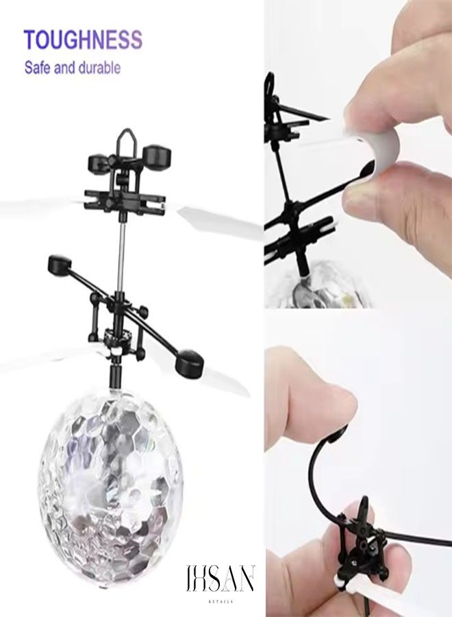 RC Helicopter with LED Flash Flying Ball Toy  - Image 3