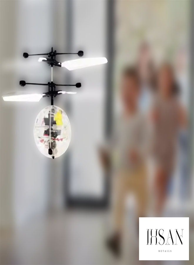 RC Helicopter with LED Flash Flying Ball Toy  - Image 2