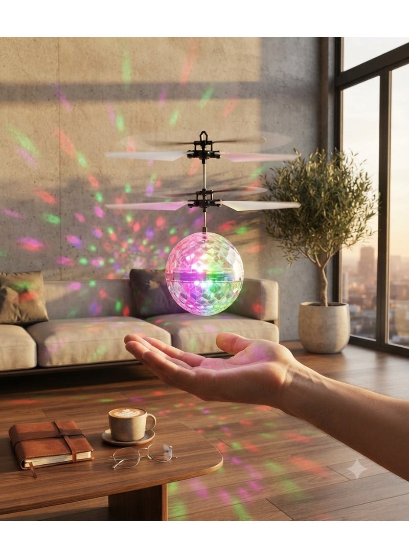 RC Helicopter with LED Flash Flying Ball Toy - Image 1