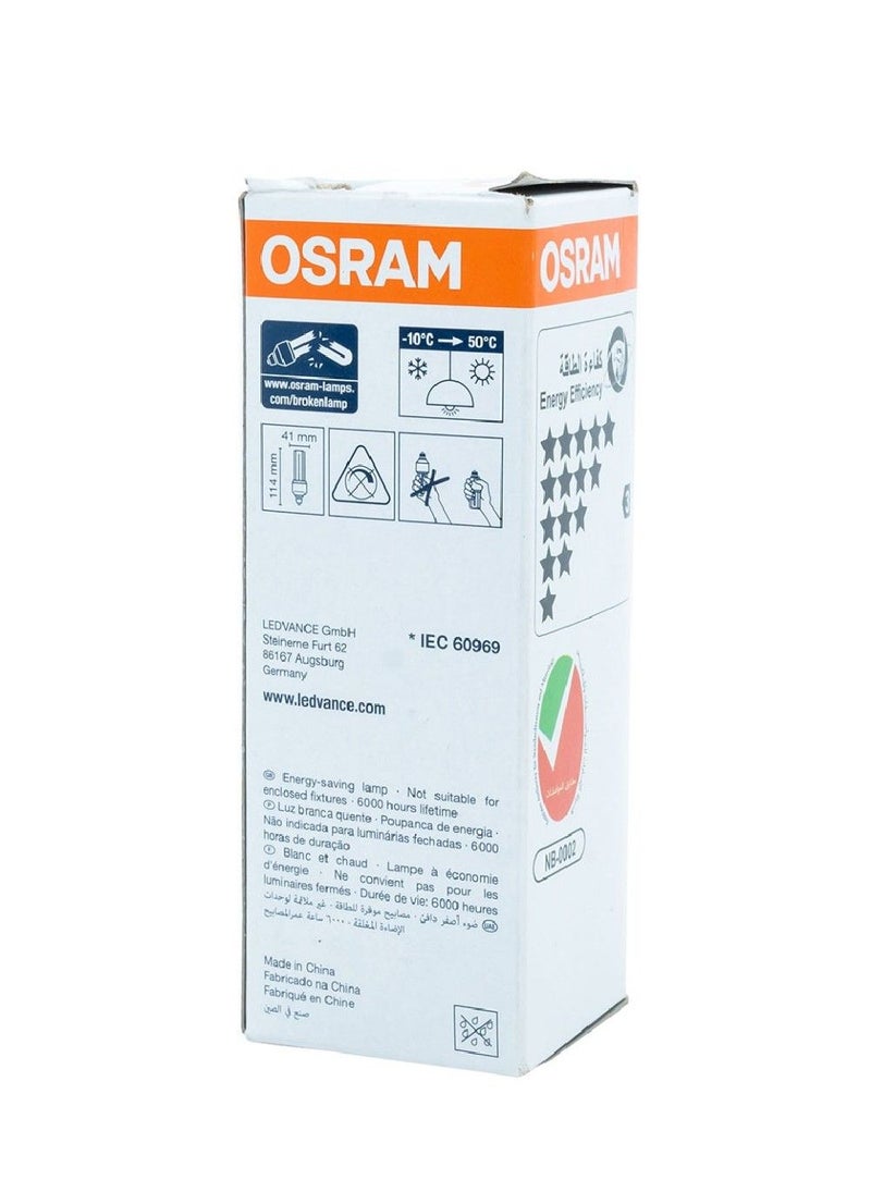 OSRAM Osram Energy Saving Light 8W Warm White - Image 3