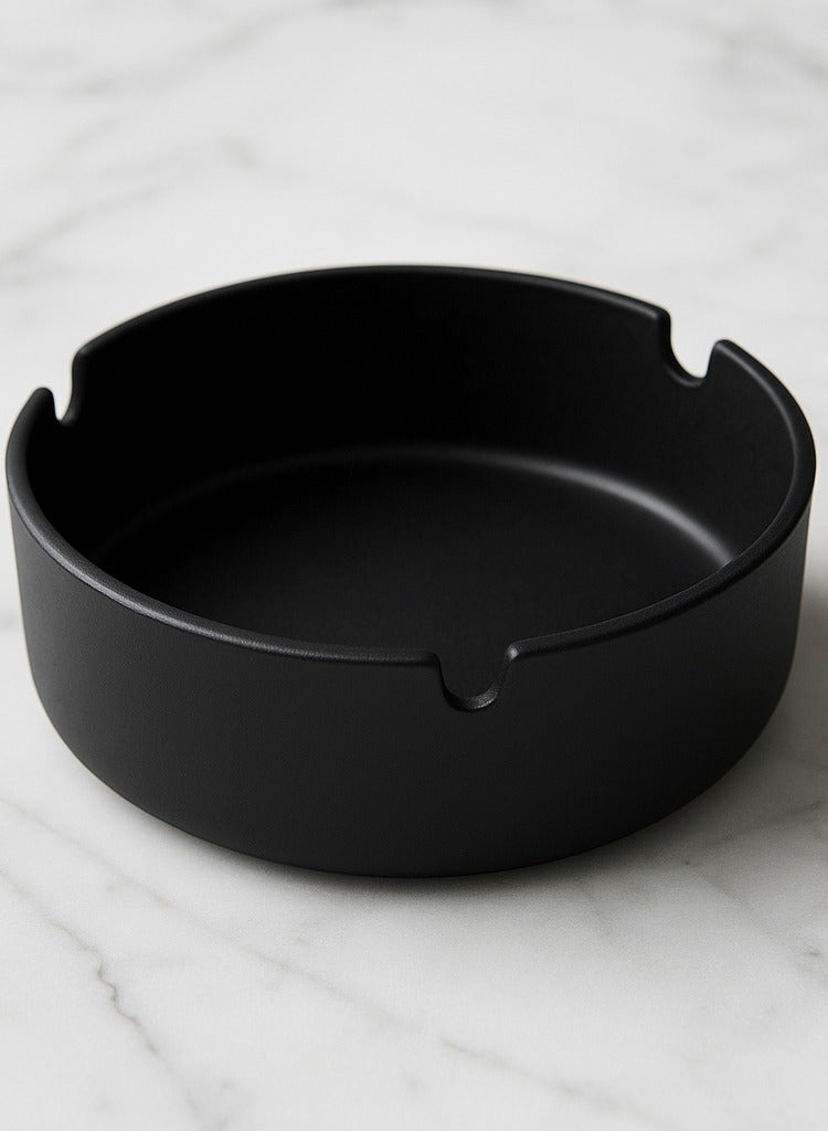 ALMUFARREJ Ashtray, black round ashtray - Image 4