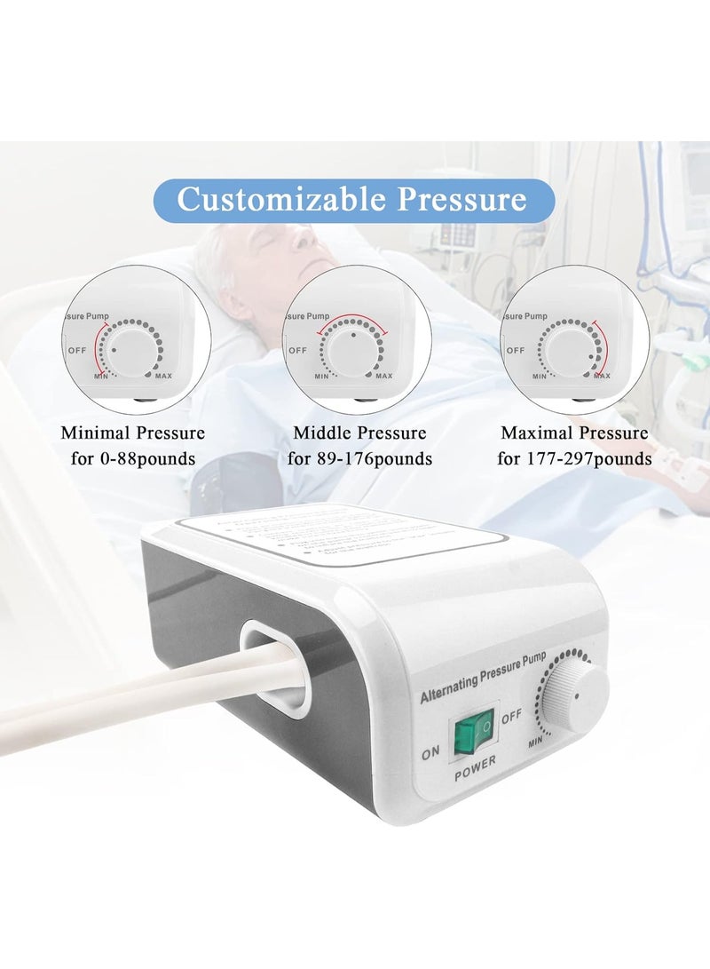 Generic Alternating Air Pressure Pad Mattress with Pump – Quiet Inflatable Bed Sore Prevention Mattress for Hospital Beds & Bedridden Patients - Image 4