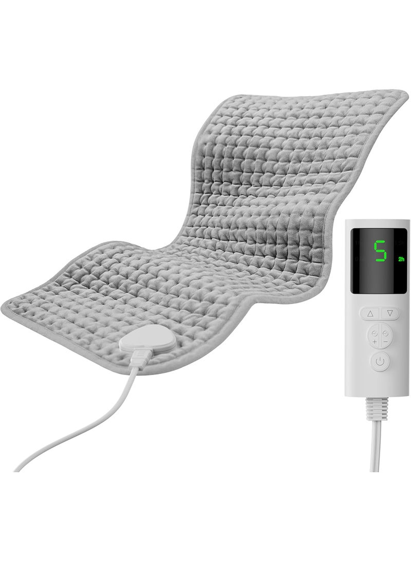 EzzySo 43cmx84cm Electric Heating Pad For Period Pain Relief Back Pain And Cramps Relief 9 Heat Settings Auto Shut-Off Rapid Heating - Image 1