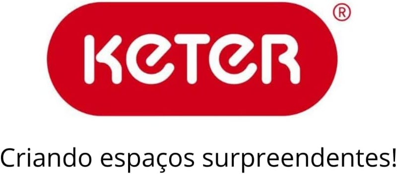 Keter Low cabinet Stilo, EPACK, Gray/Black/Red - Image 5