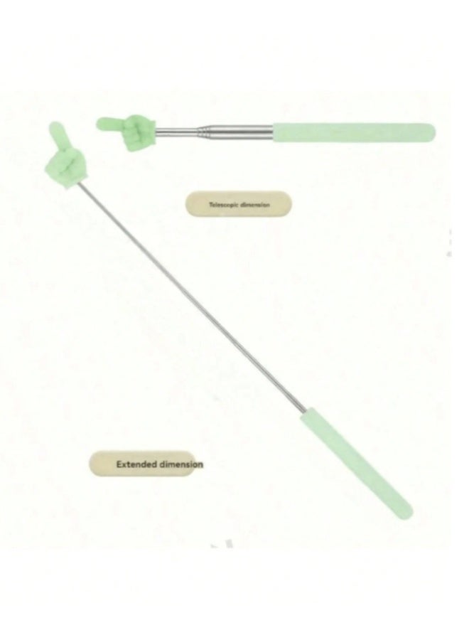 Retractable Pointer for Teachers – 2 Pieces Finger Pointer for Classroom, Presentations, and Whiteboard (Random Color) - Image 3