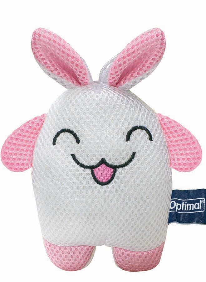 Optimal فرك حمام للأطفال بشكل حيوانات - وردي - Image 1