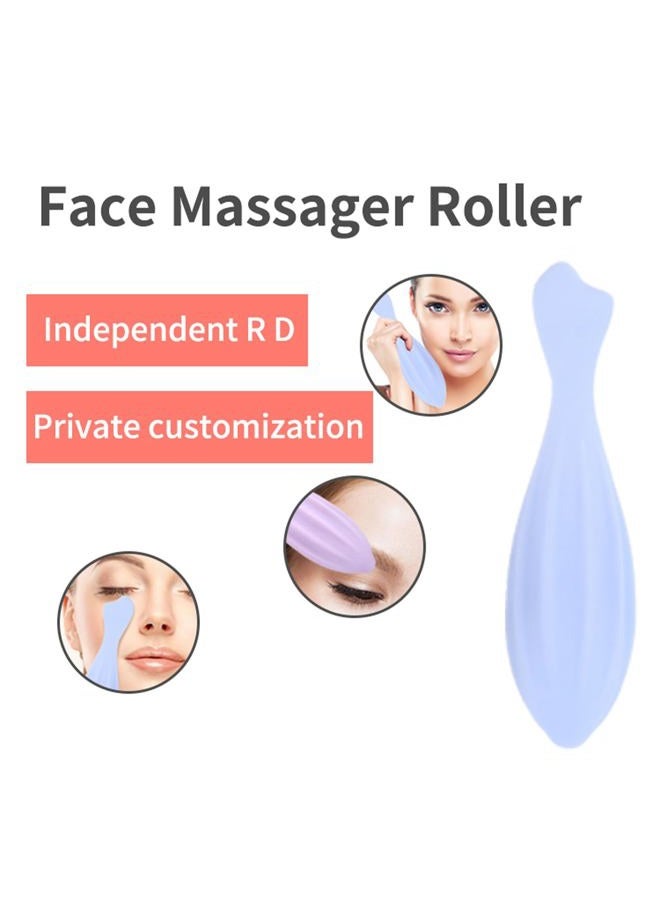 URTERYSER Face Roller, Silicone Skin Care Beauty Lifting Contouring Silicone Face Massage Face Roller - Image 2