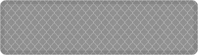 حصيرة مطبخ مصممة مضادة للإرهاق من GelPro 20x72 رمادي مقاوم للبقع مع نواة ErgoFoam بسماكة 34 للراحة والصحة