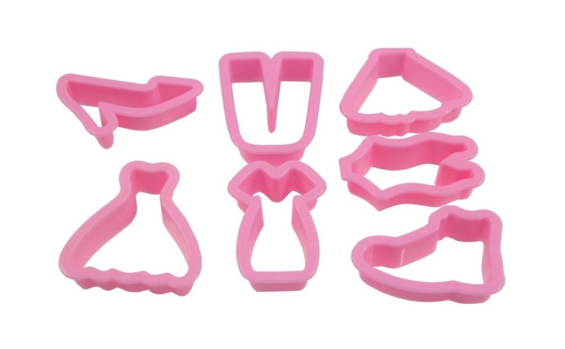 Fine Décor FINE DECOR FD2497 Shoes and Dresses Cookie Cutter Set