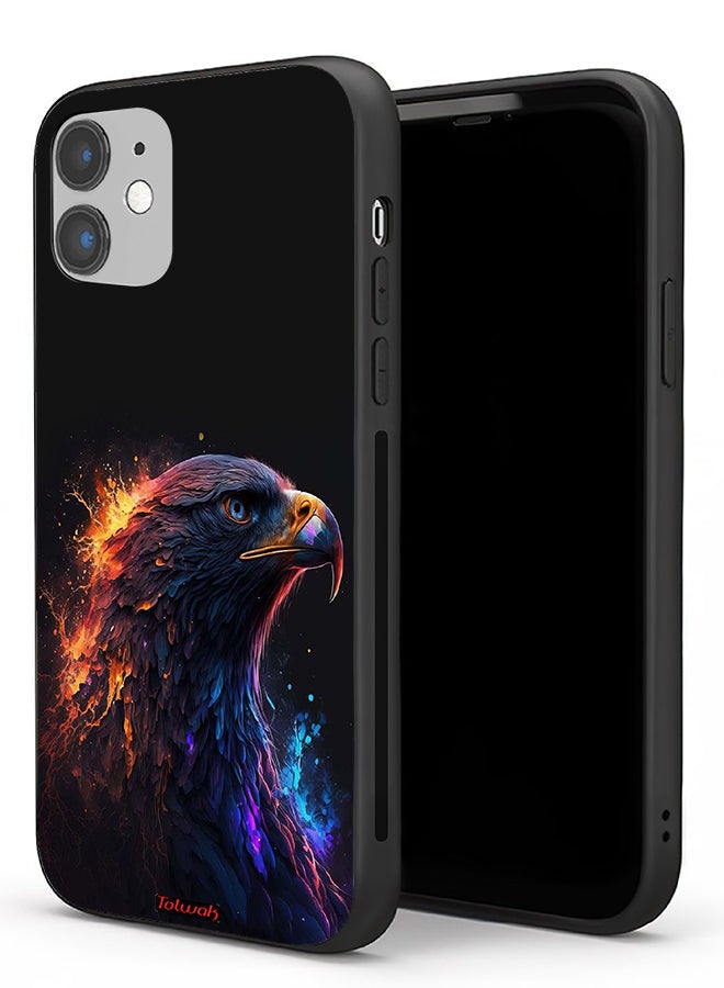 Tolwak Apple iPhone 11 Protective Case Eagle Art - Image 1