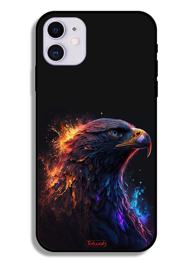 Tolwak Apple iPhone 11 Protective Case Eagle Art - Image 2