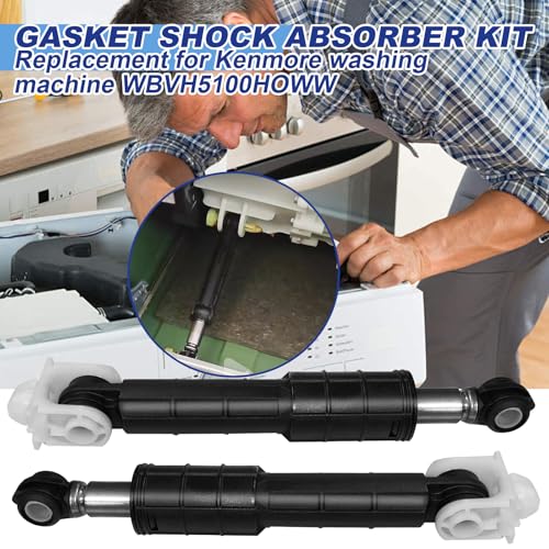 Popbee WH01X20826 Washer Shock Absorber Kit (4 Shock and 4 Pins) Fit for GE General Electric, Kenmore Washers Replaces WH01X10343 WH01X10385 WH01X10260 WH01X10425 AH1482318 AP4265856 PS1482318 PD00001516 - Image 3