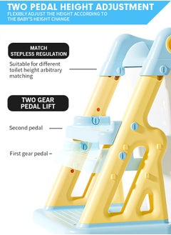 Soft Touch 2 In 1 Baby Toilet Potty Training Seat with Step Stool Ladder Toilet Potty Training Seat for Kids  - Image 4