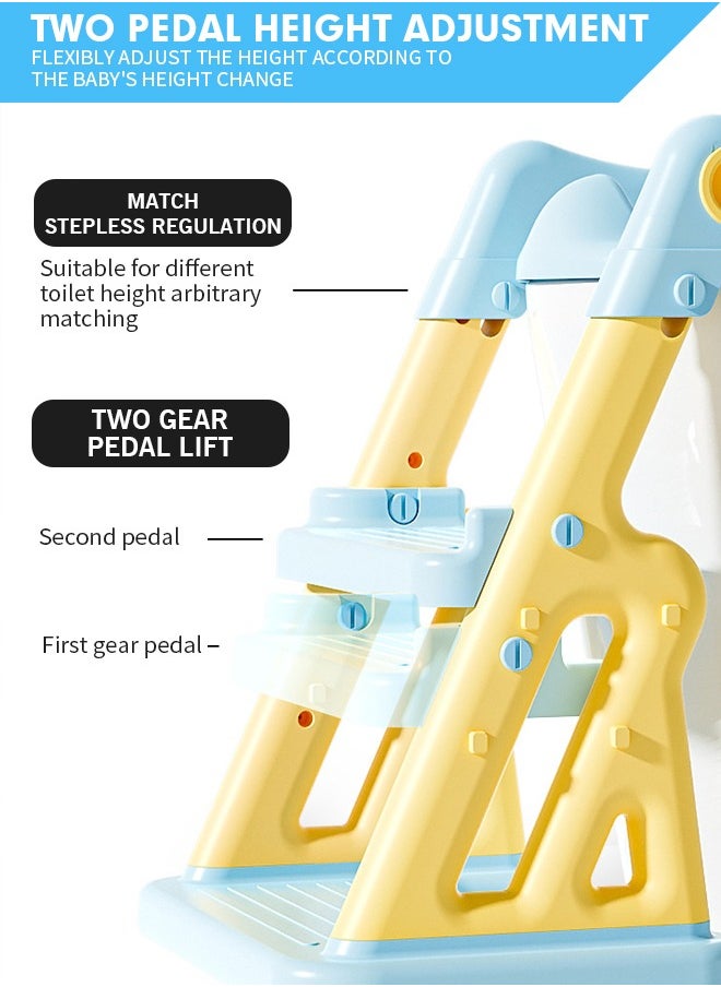Soft Touch 2 In 1 Baby Toilet Potty Training Seat with Step Stool Ladder Toilet Potty Training Seat for Kids  - Image 4