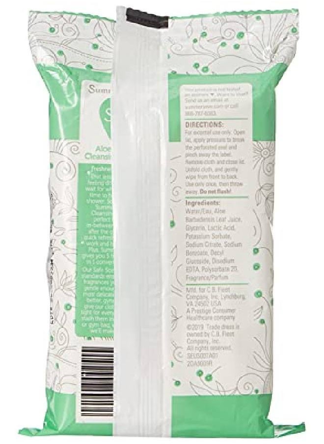 Summer's Eve - Aloe Love Soft Cleansing Cloth 3.2 Ounce - Image 1