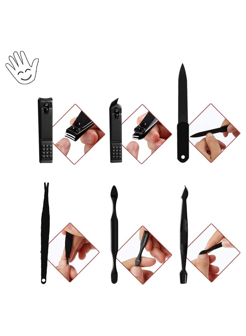 BLOOMING TIME 18pcs Nail Clippers Pedicure Kit, Manicure Professional Tools Gift For Men Women - Image 3