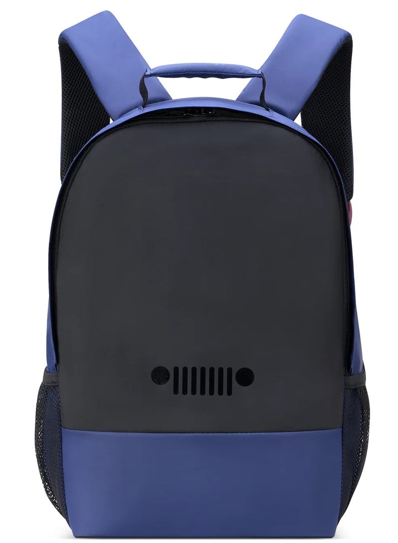 جيب حقيبة ظهر مزدوجة المواد - كحلي - Image 1