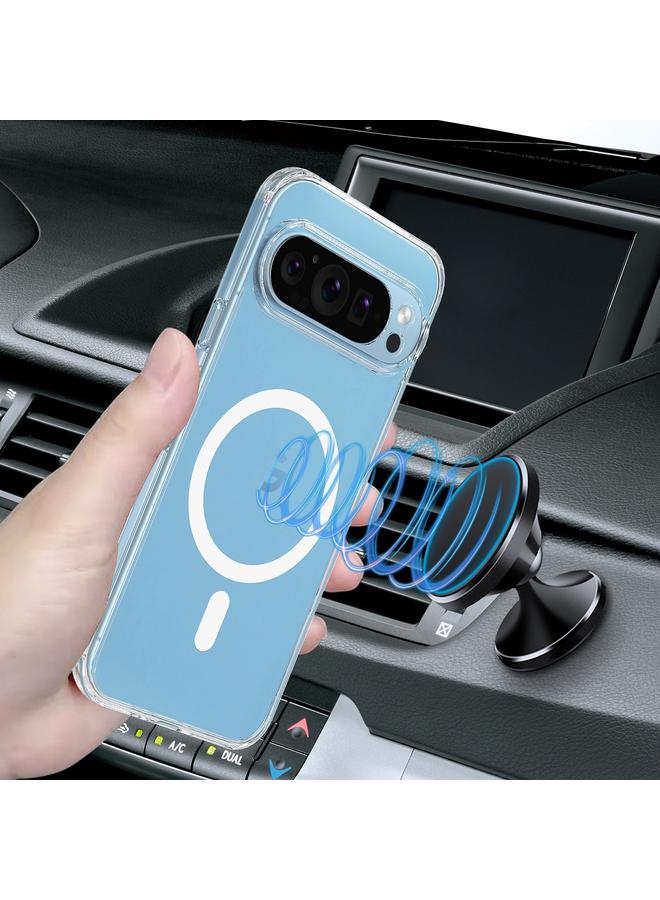 اس-توب جراب لهاتف Google Pixel 9 Pro XL MagSafe جراب هاتف هجين من مادة TPU من الأكريليك الشفاف - Image 4