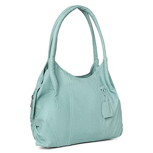 Fostelo Women's Dale Satchel Tote Handbag for Women | Ladies Purse | Stylish Shoulder Bag | Gift For Women | Light Grey - Image 1