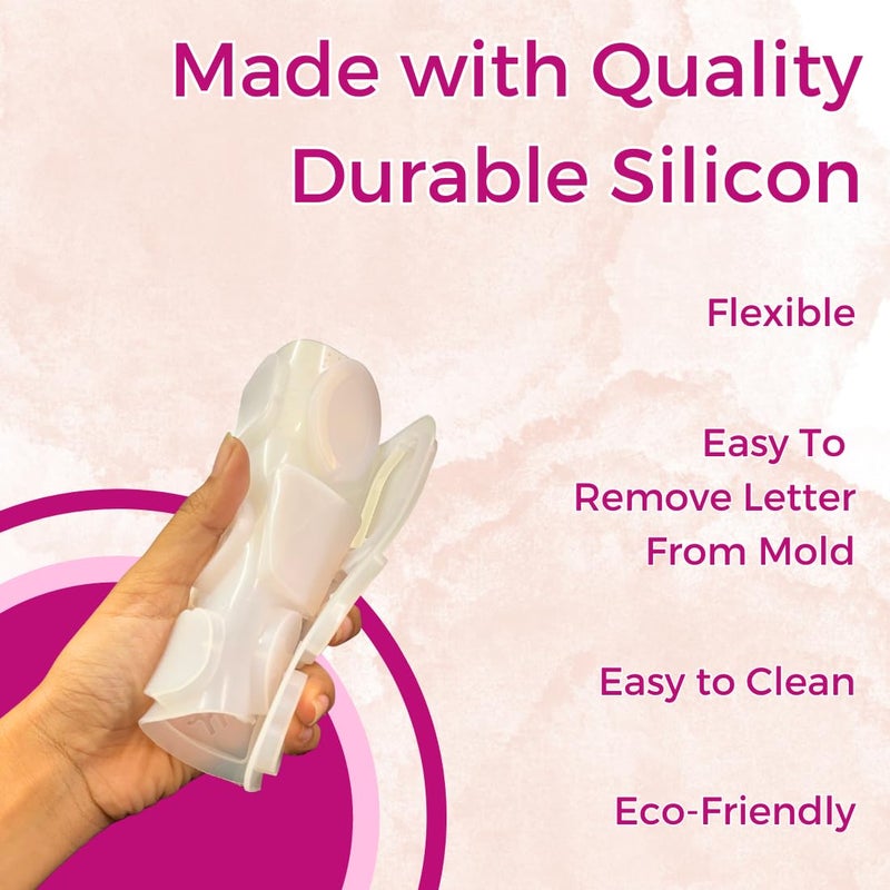 Oytra Rakhi Resin Mould - Silicone Moulds for Resin Art Kit - DIY Resin Moulds for Craft (12 Cavity) - Image 2