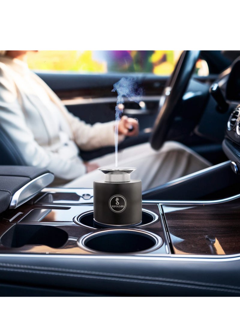 Scenta Flora Scent Drive Combo – Car Diffuser with 50ml Aroma Oil | Compact, Rechargeable & Stylish Scenting for Your Ride - Image 2
