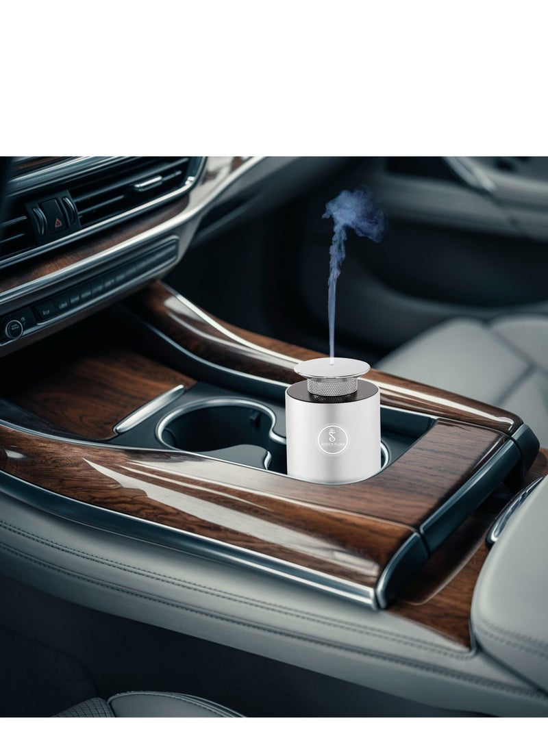 Scenta Flora Scent Drive Combo – Car Diffuser with 50ml Aroma Oil | Compact, Rechargeable & Stylish Scenting for Your Ride - Image 4