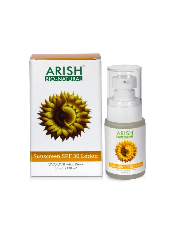 ARISH BIO-NATURAL - Arish Bio Natural Sunscreen 30 Lotion - Image 1