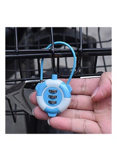 SYOSI 2 PCS Luggage Locks, Digit Combination Padlocks Digit Security Padlock Suitcase Locks for for Travel Suitcases Luggage Bag Case etc(Black and Blue)  - Image 5
