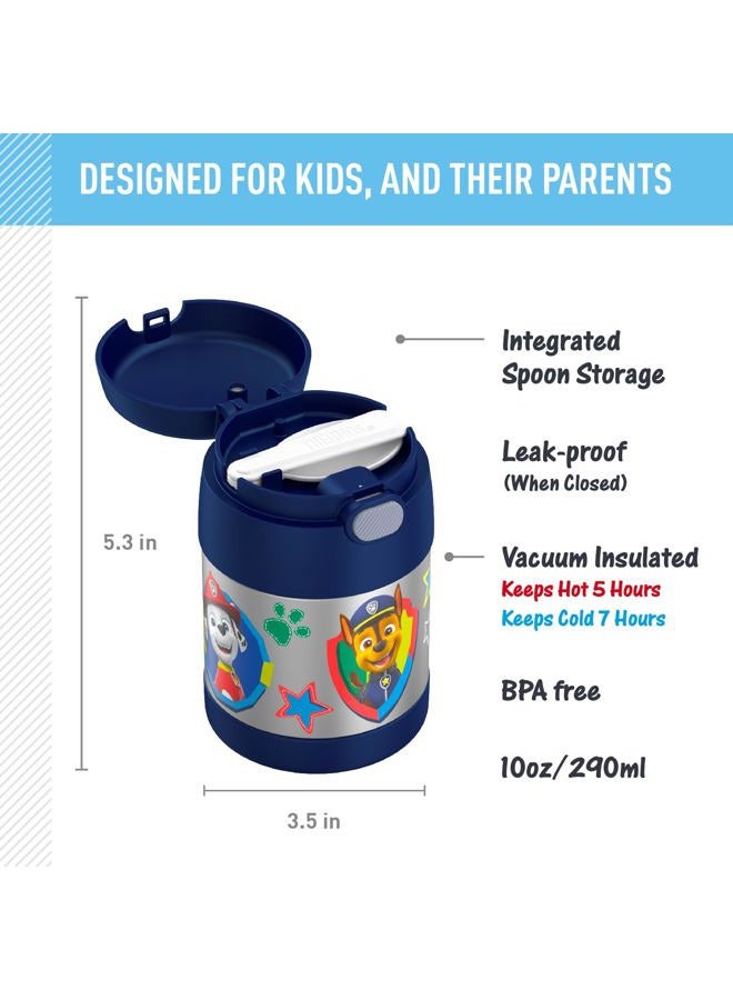 THERMOS FUNTAINER Insulated Food Jar – 10 Ounce, Paw Patrol – Kid Friendly Food Jar with Foldable Spoon - Image 2