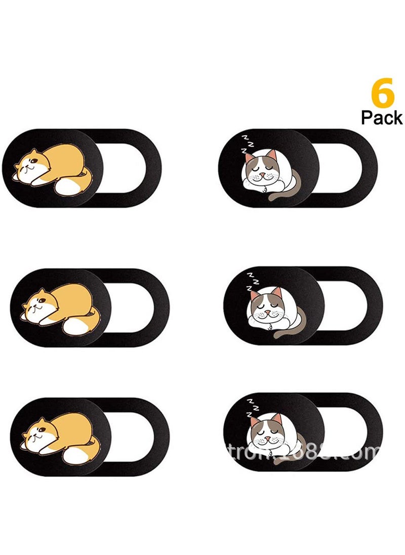 Generic Customized Pattern Anti-spy Camera Privacy Protection Cover For Mobile Phones Tablets Hidden Surveillance Lens Cap Lazy Cat 1 
