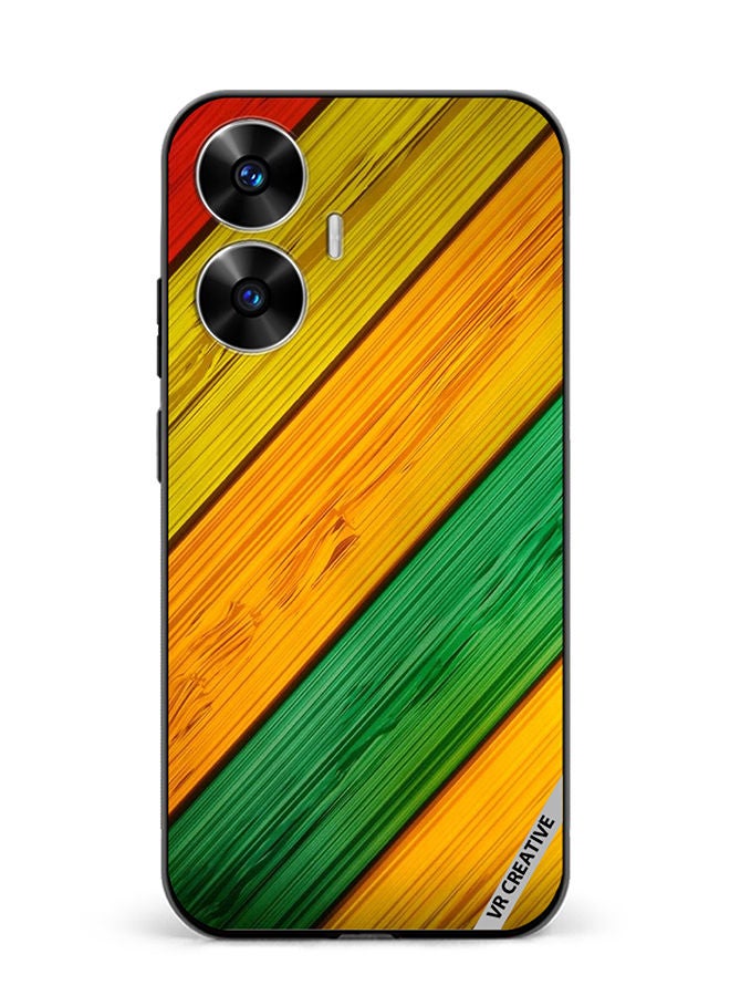 VR CREATIVE Protective Case Cover For Realme C55 Texture Design Multicolour - Image 1