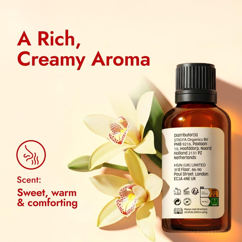 hana H'ana Vanilla Essential Oil - 1.02 Fl Oz - for Hair, Skin, Diffuser, Aromatherapy, DIY Candle & Soap Making - Image 2