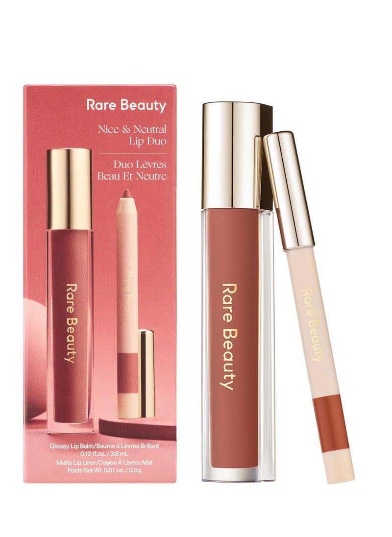 Rare Beauty Nice & Neutral Lip Duo 