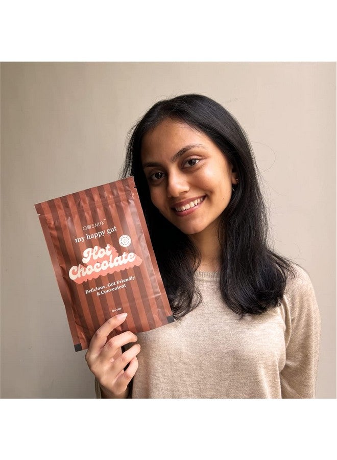 Cosmix كوزميكس شوكولاتة ساخنة لجهاز الهضم السعيد | لتحسين الهضم وصحة الأمعاء العامة | بدون سكر مكرر، بدون مواد حافظة | نباتية | فقط أضف الماء واستمتع | 2x200 جرام - يكفي حتى 14 كوب لكل منهما. - Image 2
