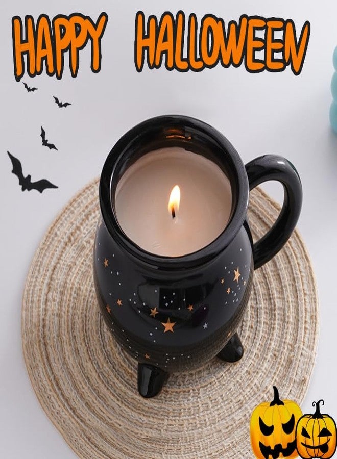 RAISLY Astral Cauldron Coffee Mug 300ml/10oz Black Ceramic Witch Mugs, Adorable Sorceress’s Potion Themed Cups, All-Season Drinkware, Ideal for Christmas Thanksgiving Halloween and Party Presents - Image 2