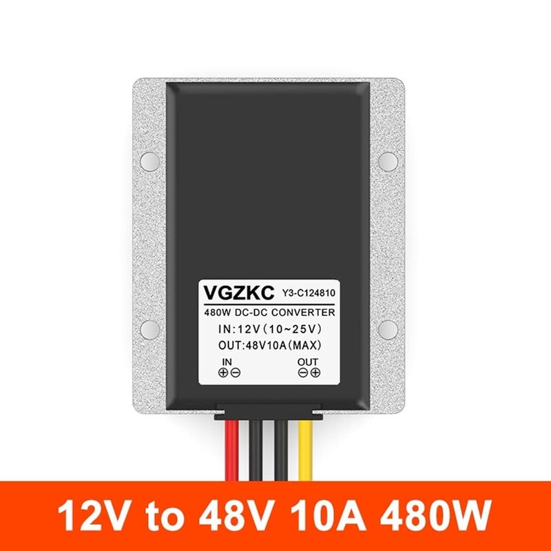 محول تعزيز الطاقة من 12 فولت إلى 48 فولت تيار مستمر، منظم طاقة 10 أمبير، 12 فولت إلى 48 فولت 10 أمبير Y3 - Image 3