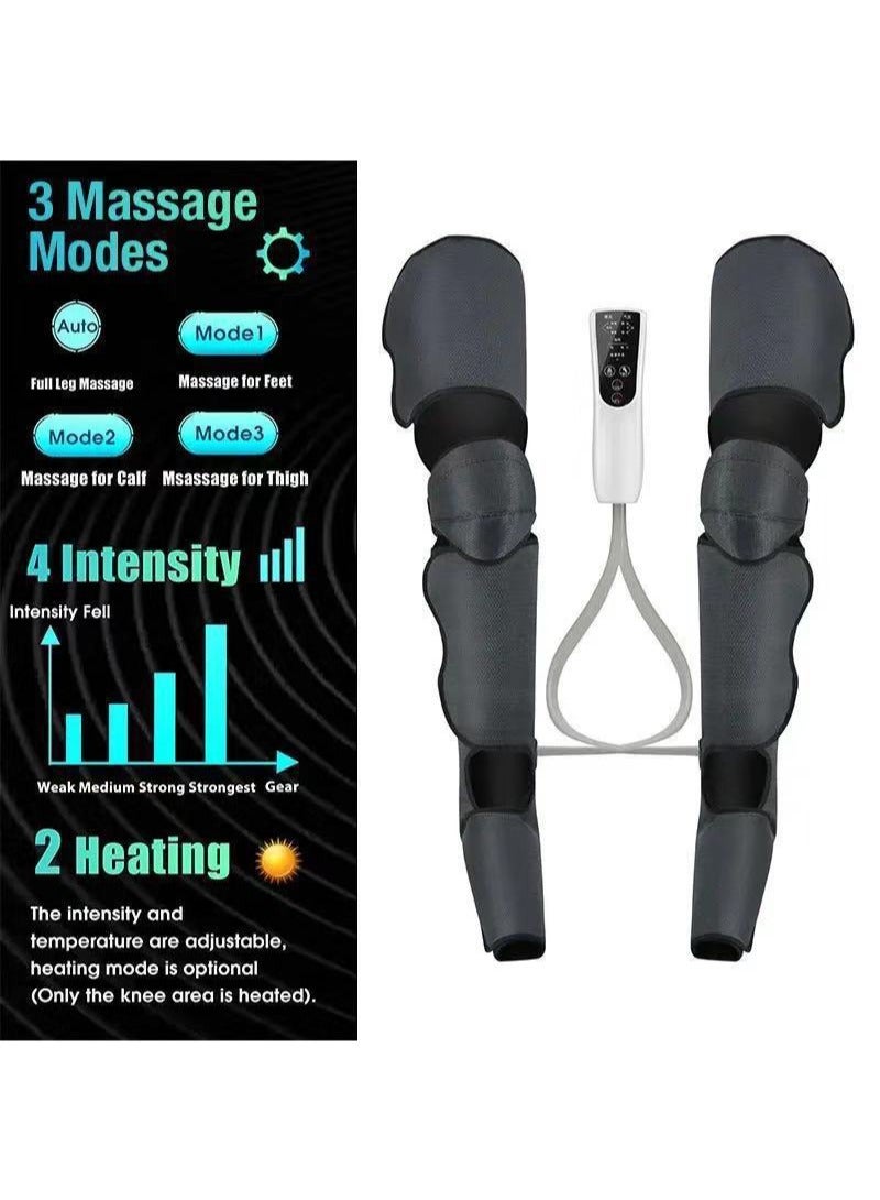 ايكانبو جهاز تدليك الساق بضغط الهواء، جهاز تدليك الساق لتحسين الدورة الدموية وتسكين الآلام، جهاز تدليك الساق والفخذ بضغط الهواء، يساعد جهاز تدليك الساق على تقليل التورم واسترخاء العضلات - Image 2