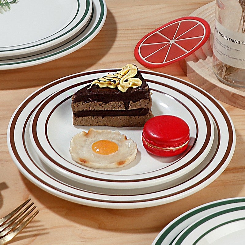 Melamine Commercial Round Plate Imitation Porcelain Restaurant El Cooking Plate Restaurant Pot Rice Cold Dish Plate Tableware - Image 4
